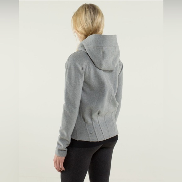 Lululemon Scuba Hoodie in Heathered Medium Grey - Size 6 - Picture 4 of 12